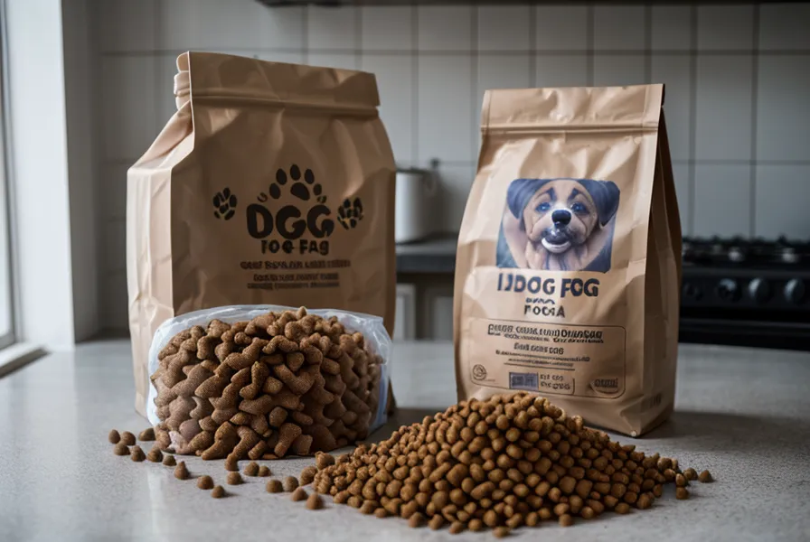Fermeture hermétique du sac de croquettes avec une pince de cuisine, astuce anti-gaspillage pour le budget chien