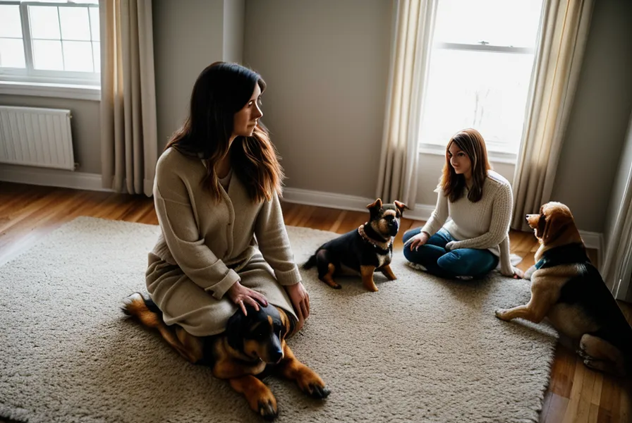 Tirelire d'épargne pour anticiper le budget vétérinaire d'un chien senior, avec sa laisse posée en arrière-plan.