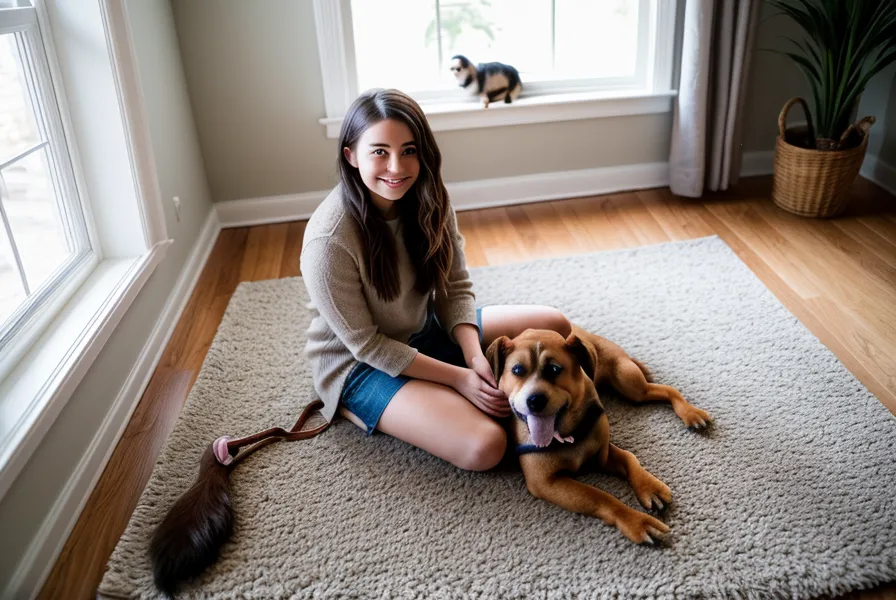 Chien qui mange un mélange de pâtée et de croquettes, astuce budget pour l'alimentation canine quotidienne