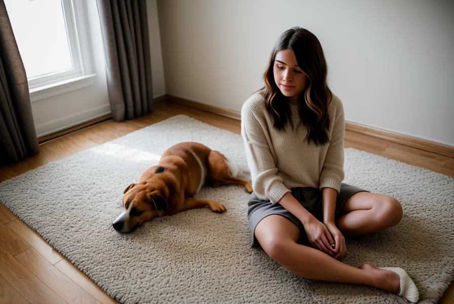 Regard fuyant d'un chien de refuge stressé, signal de mal-être à repérer